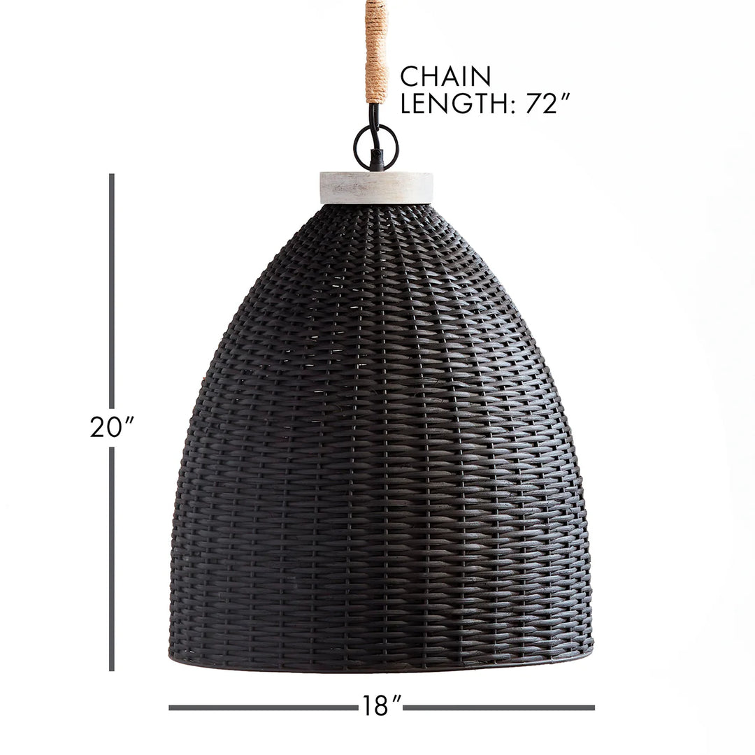 Bali Rattan Pendant Light Fixture