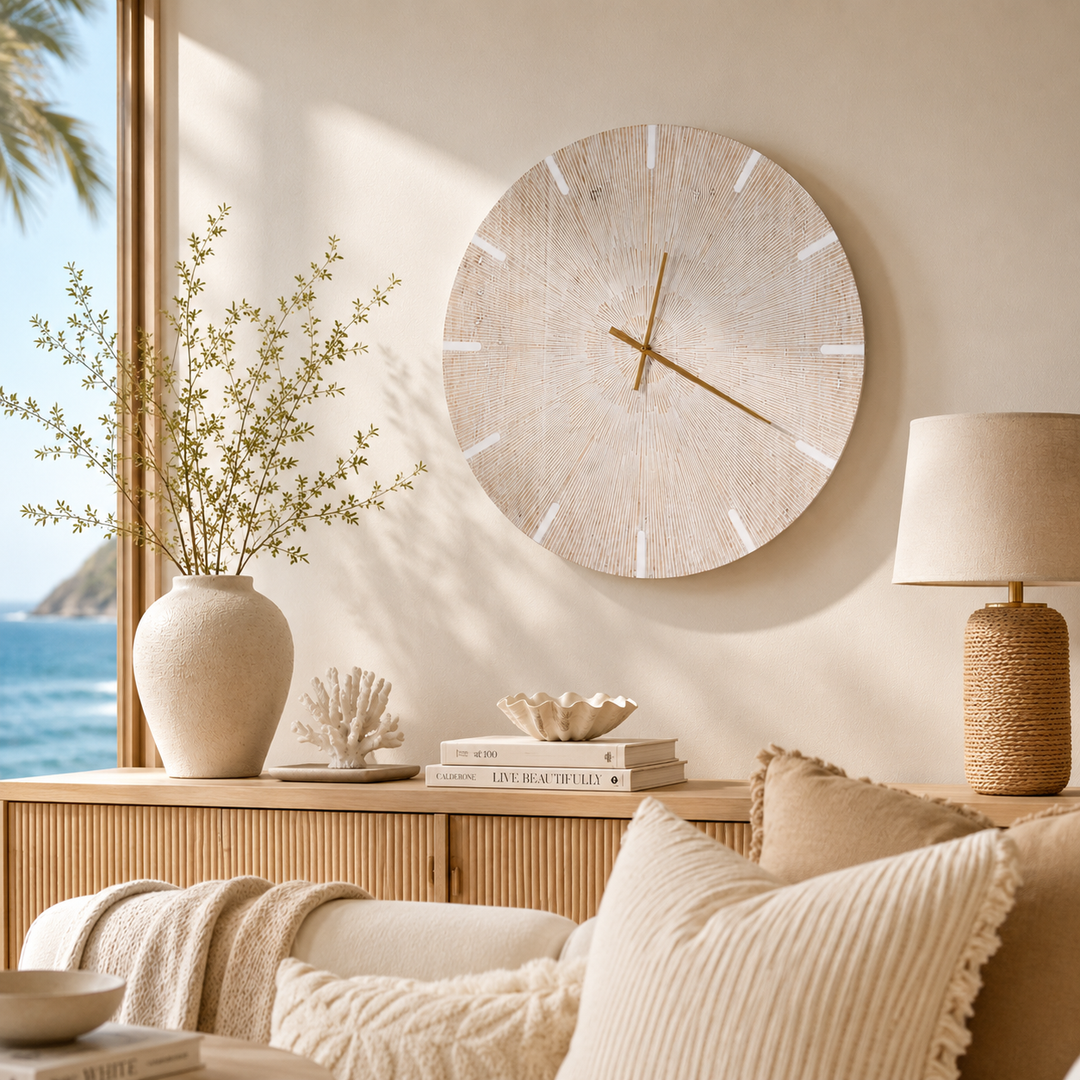 Beach Time Wall Clock