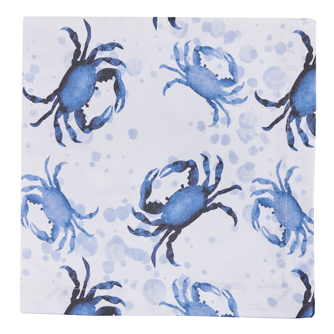 Blue Crabs Napkin Set - Coastal Compass Home Decor