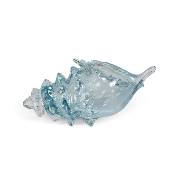 Blue Lagoon Glass Seashell