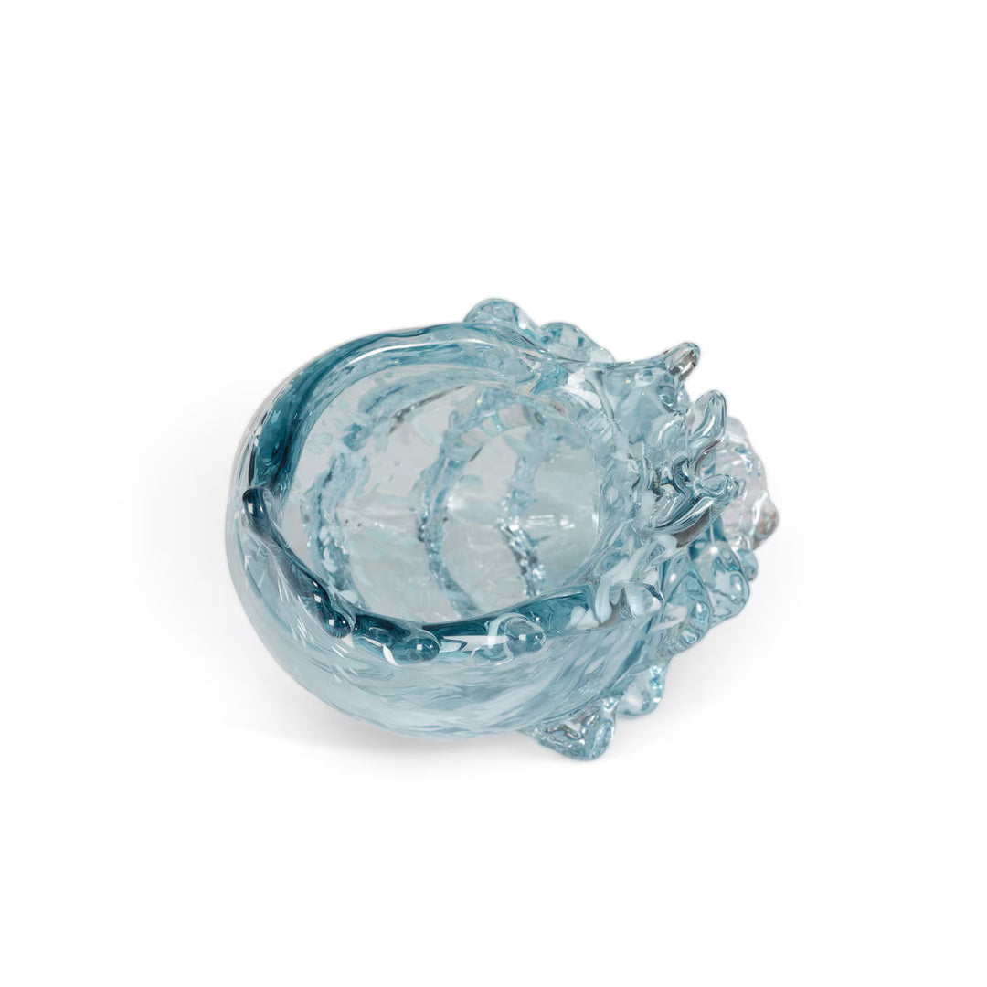 Blue Lagoon Glass Seashell