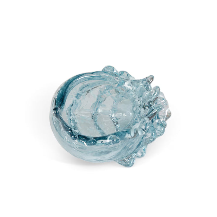 Blue Lagoon Glass Seashell