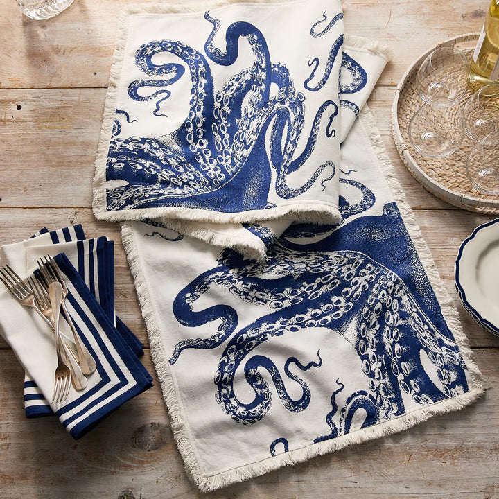 Blue Lucia Table Runner