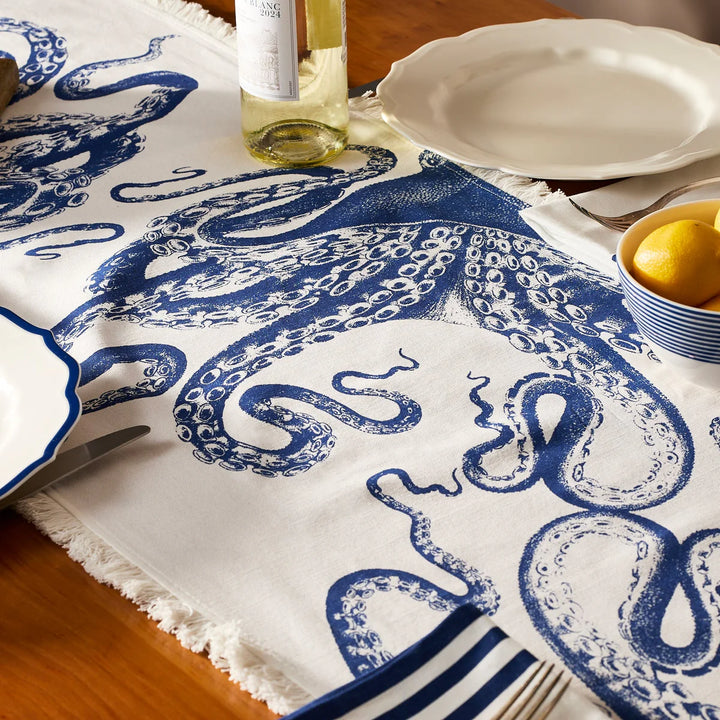 Blue Lucia Table Runner