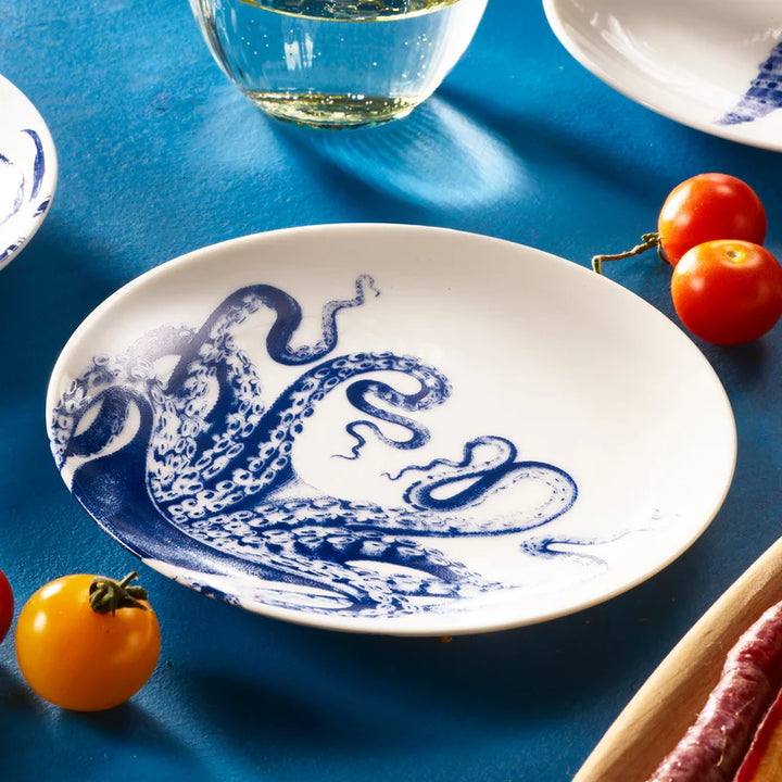 Blue Lucia Appetizer Plate - Set/4