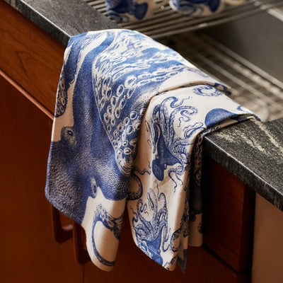 Blue Lucia Kitchen Towel Set
