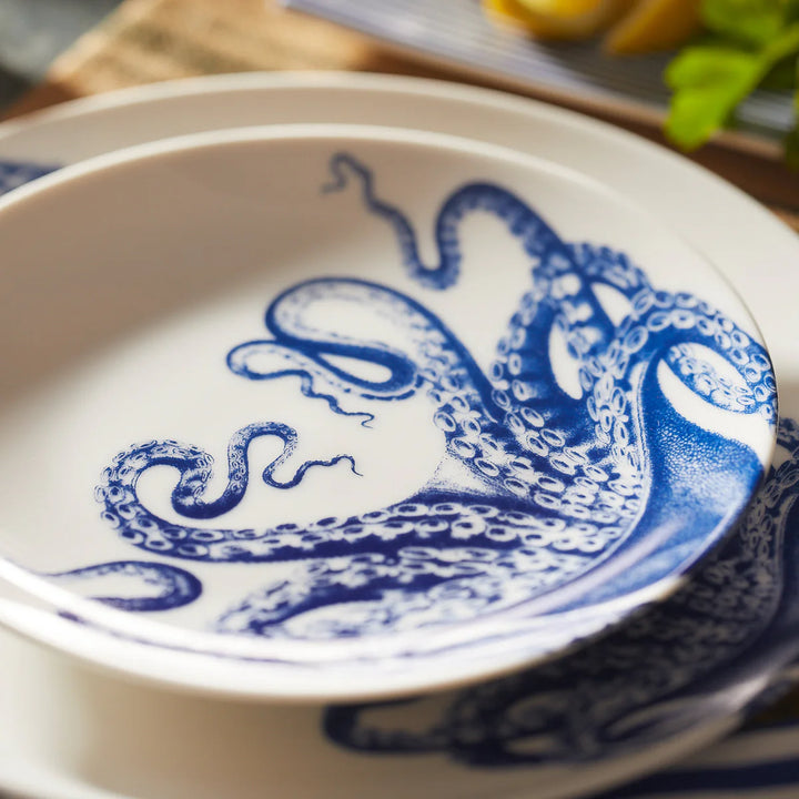 Blue Lucia Salad Plate