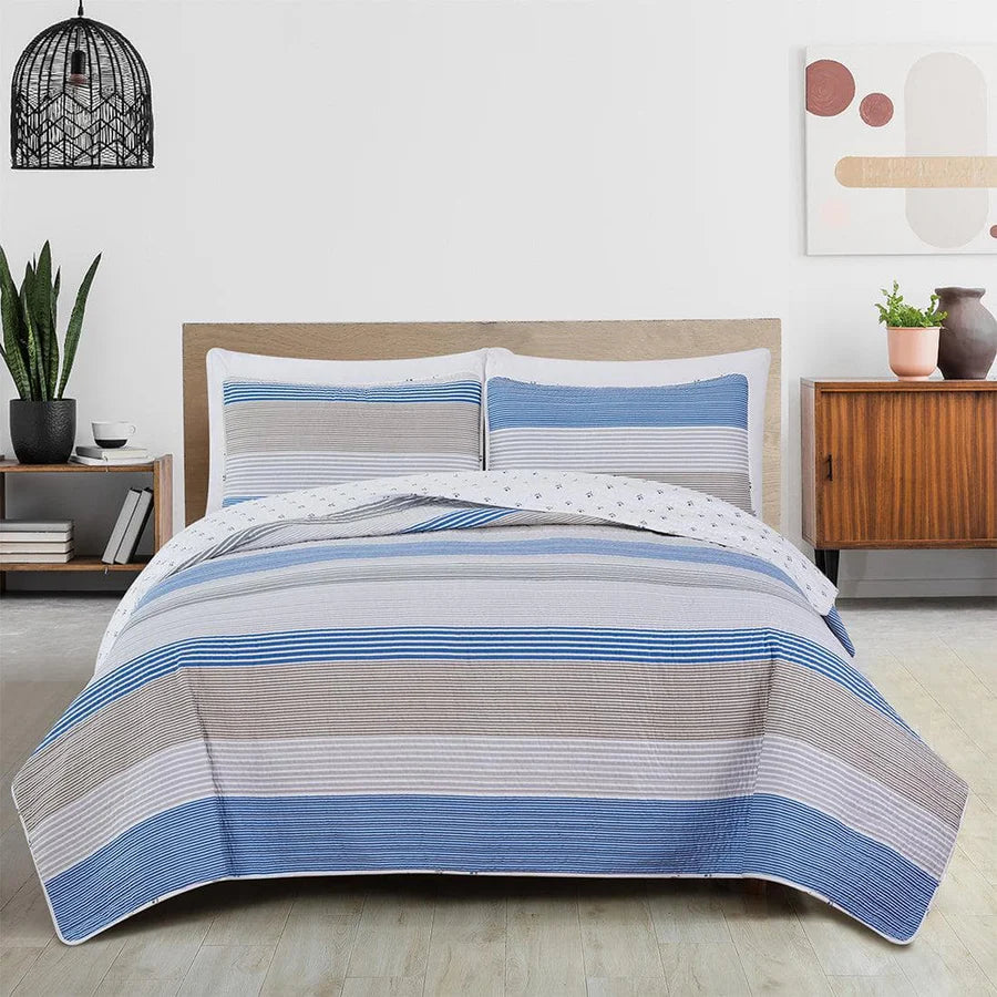 Bryce Striped Quilt Set
