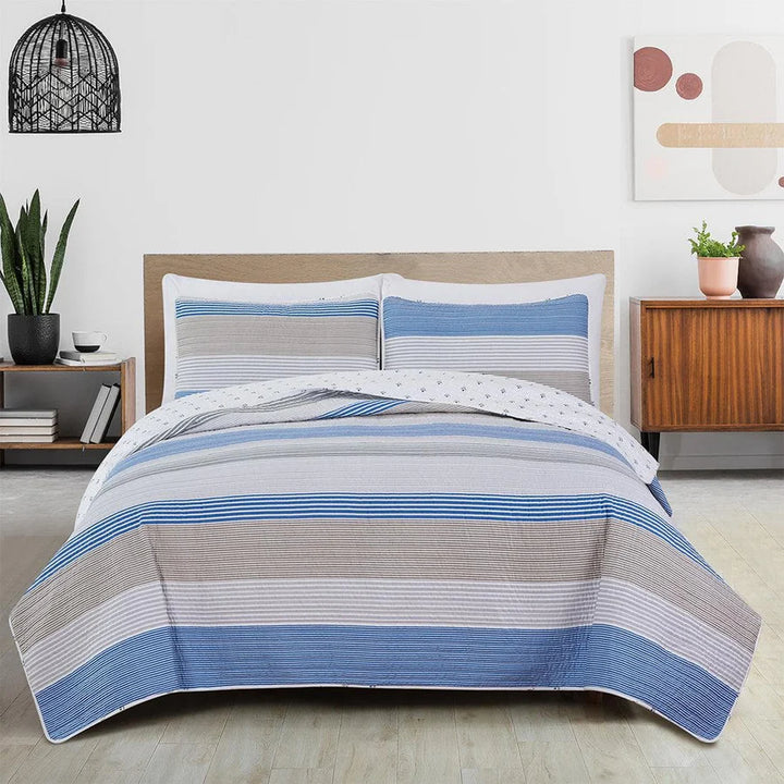 Bryce Striped Quilt Set