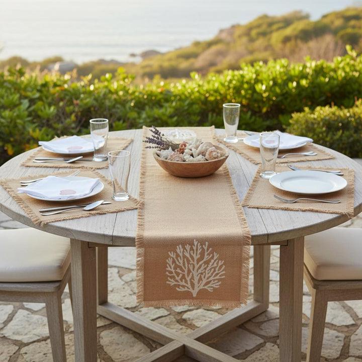 Burlap Reef Table Linens