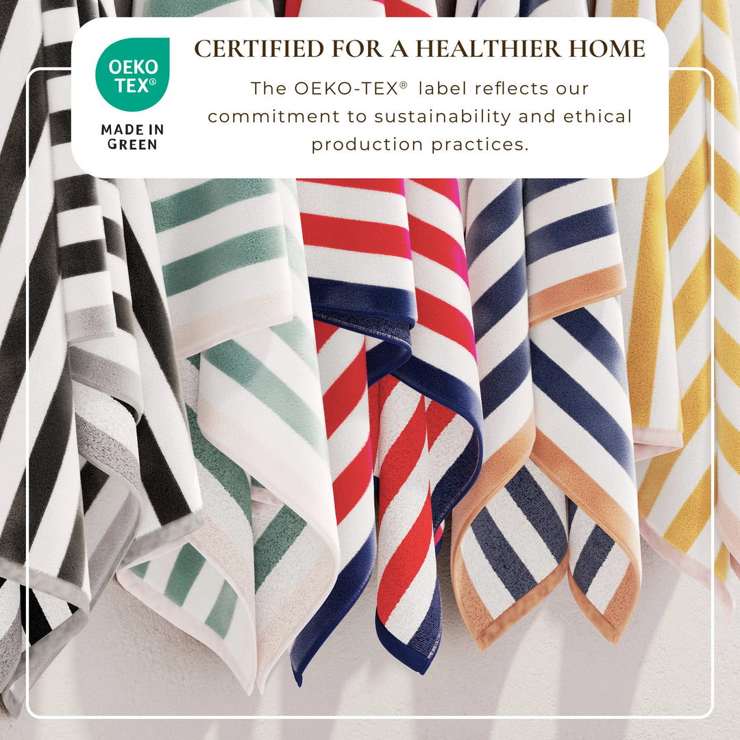 Oversized Cabana Striped Beach Towel