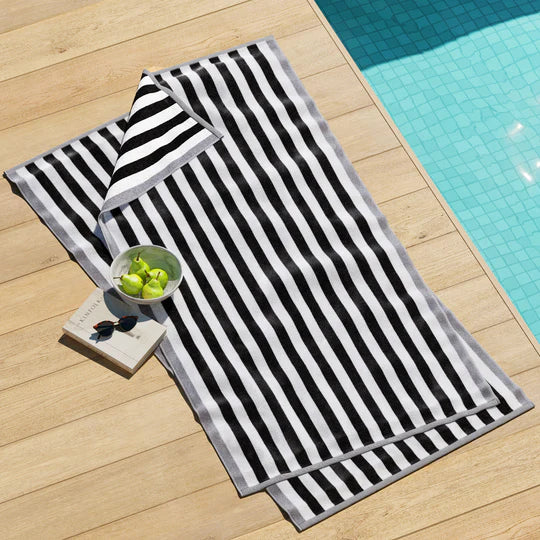 Oversized Cabana Striped Beach Towel