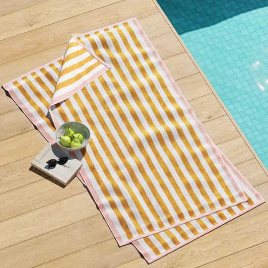 Oversized Cabana Striped Beach Towel