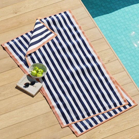 Oversized Cabana Striped Beach Towel