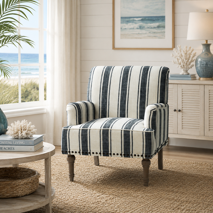 Camden Stripe Accent Chair