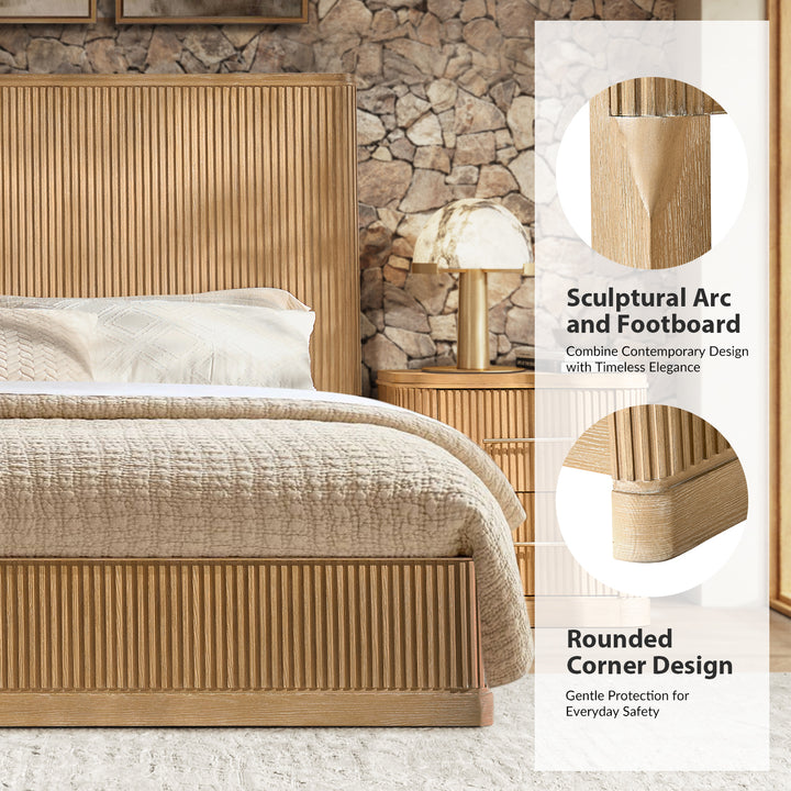 Caspian Fluted Bed