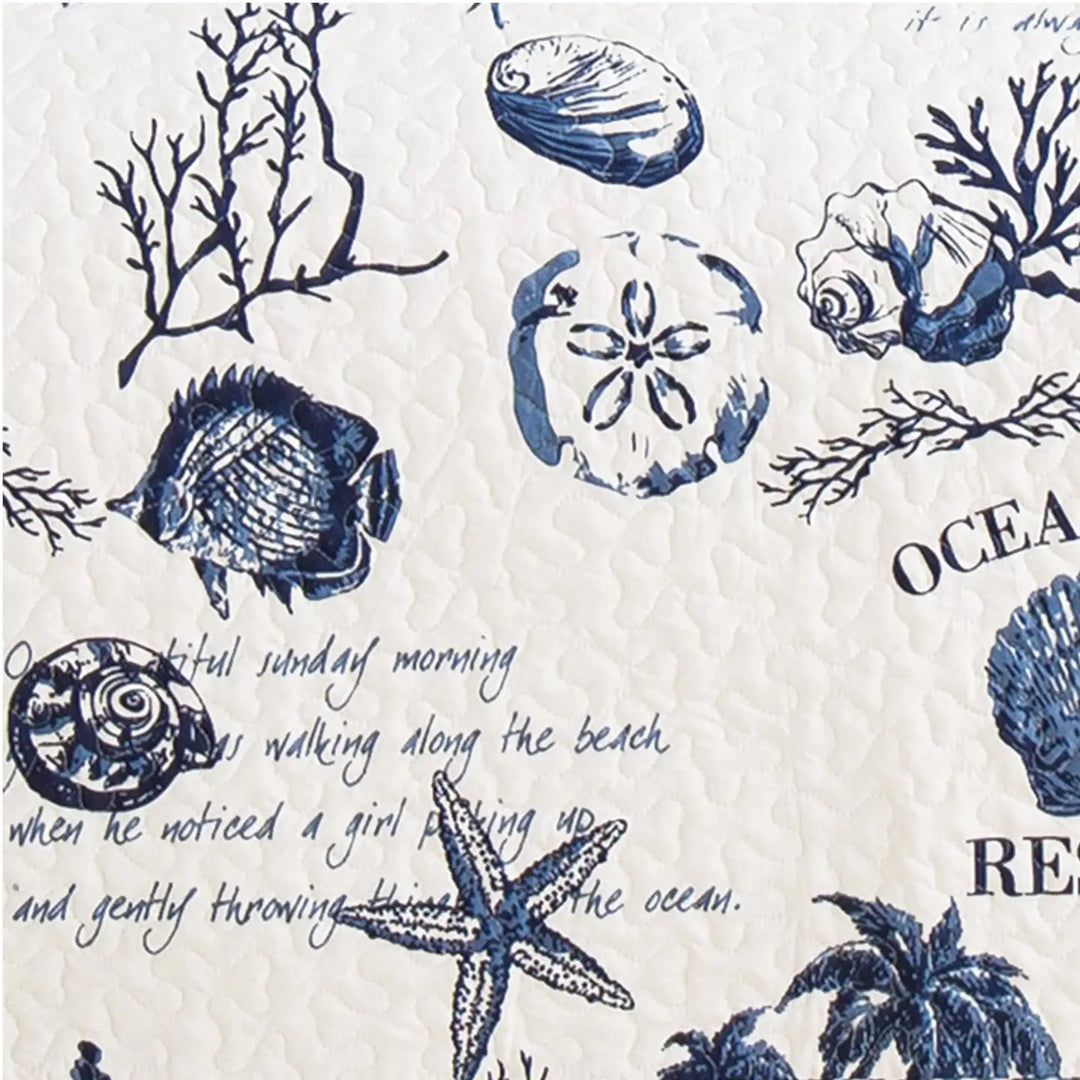 Catalina Sea Reversible Quilt Set