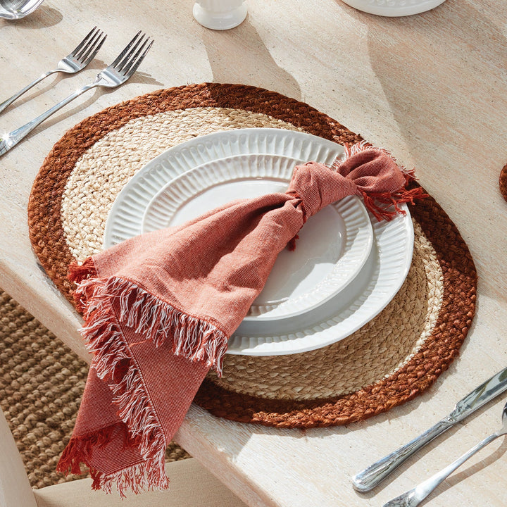 Charley Rust Jute Placemat Set