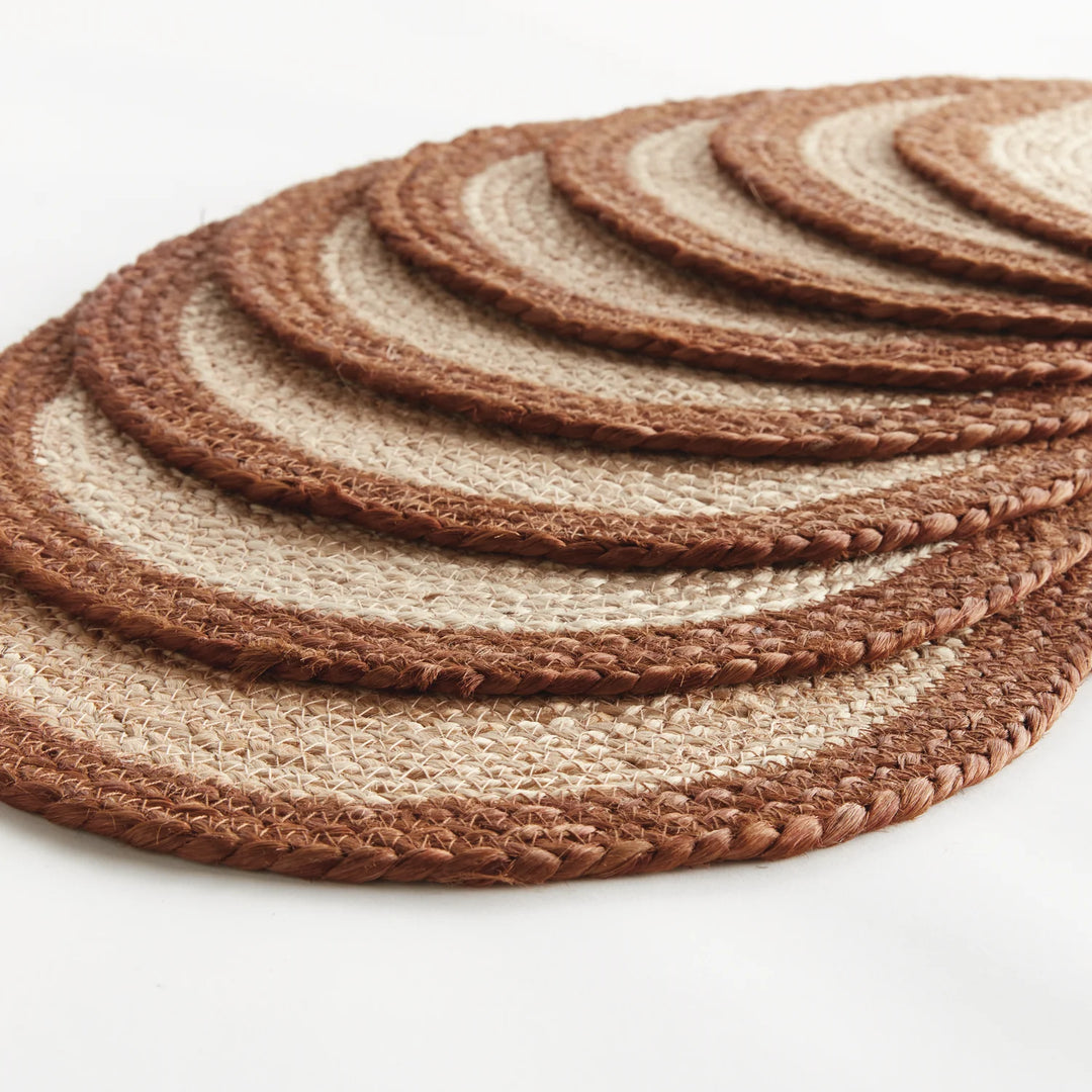 Charley Rust Jute Placemat Set