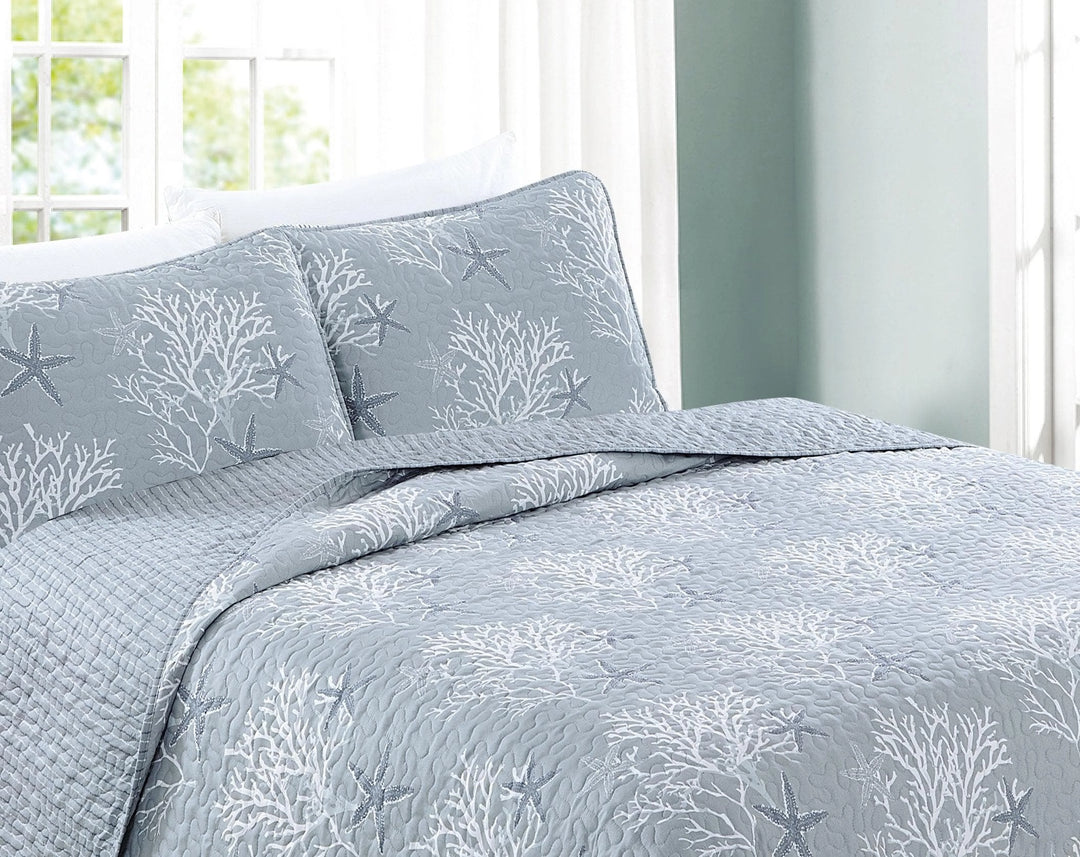 Coastal Fenwick Reversible Quilt Set
