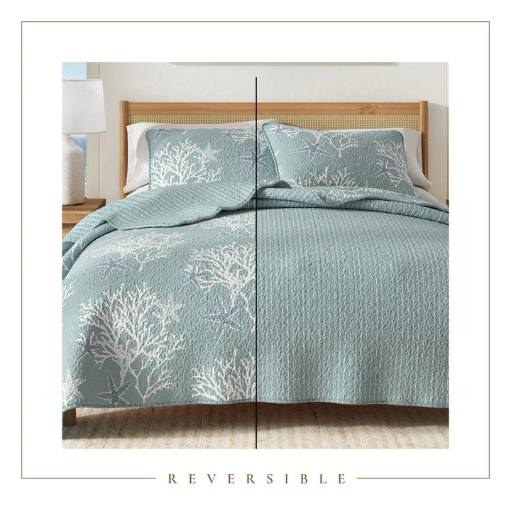 Coastal Fenwick Reversible Quilt Set