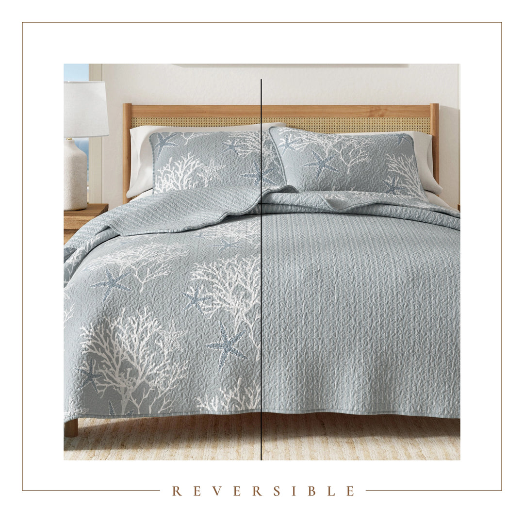 Coastal Fenwick Reversible Quilt Set