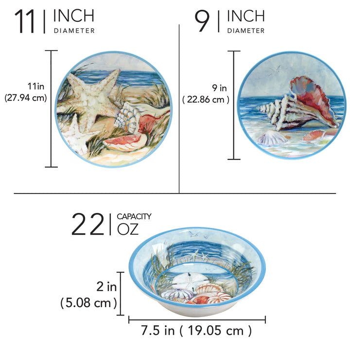 Coastal Landscape Dinnerware Set