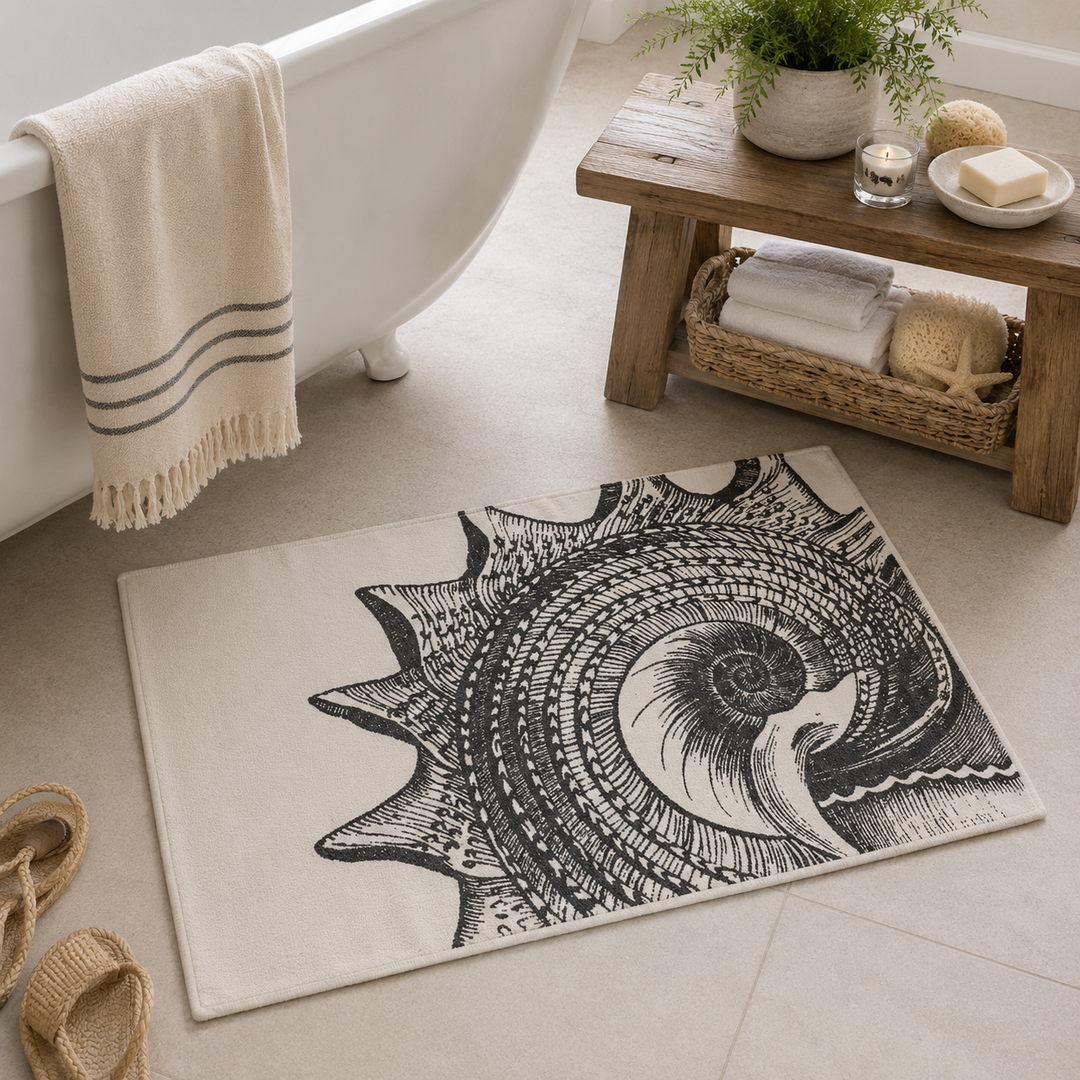 Conch Shell Bath Mat