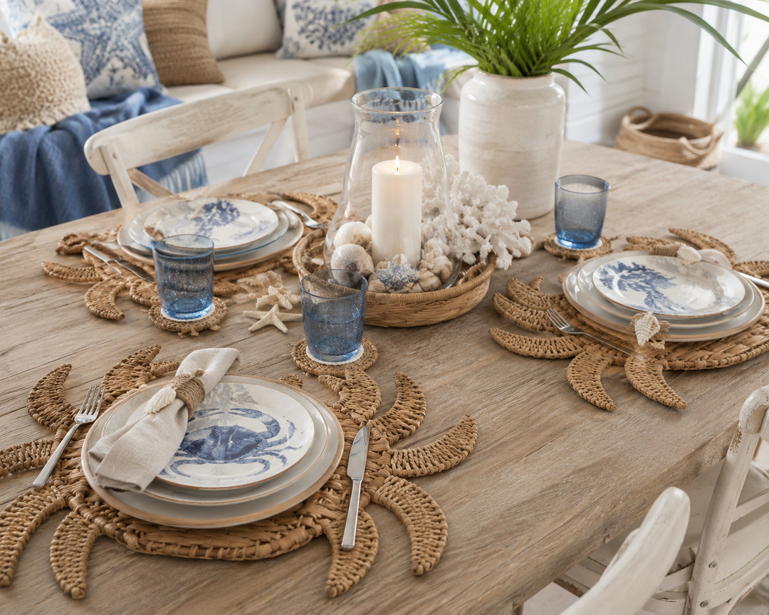 Crab Seagrass Placemat Set