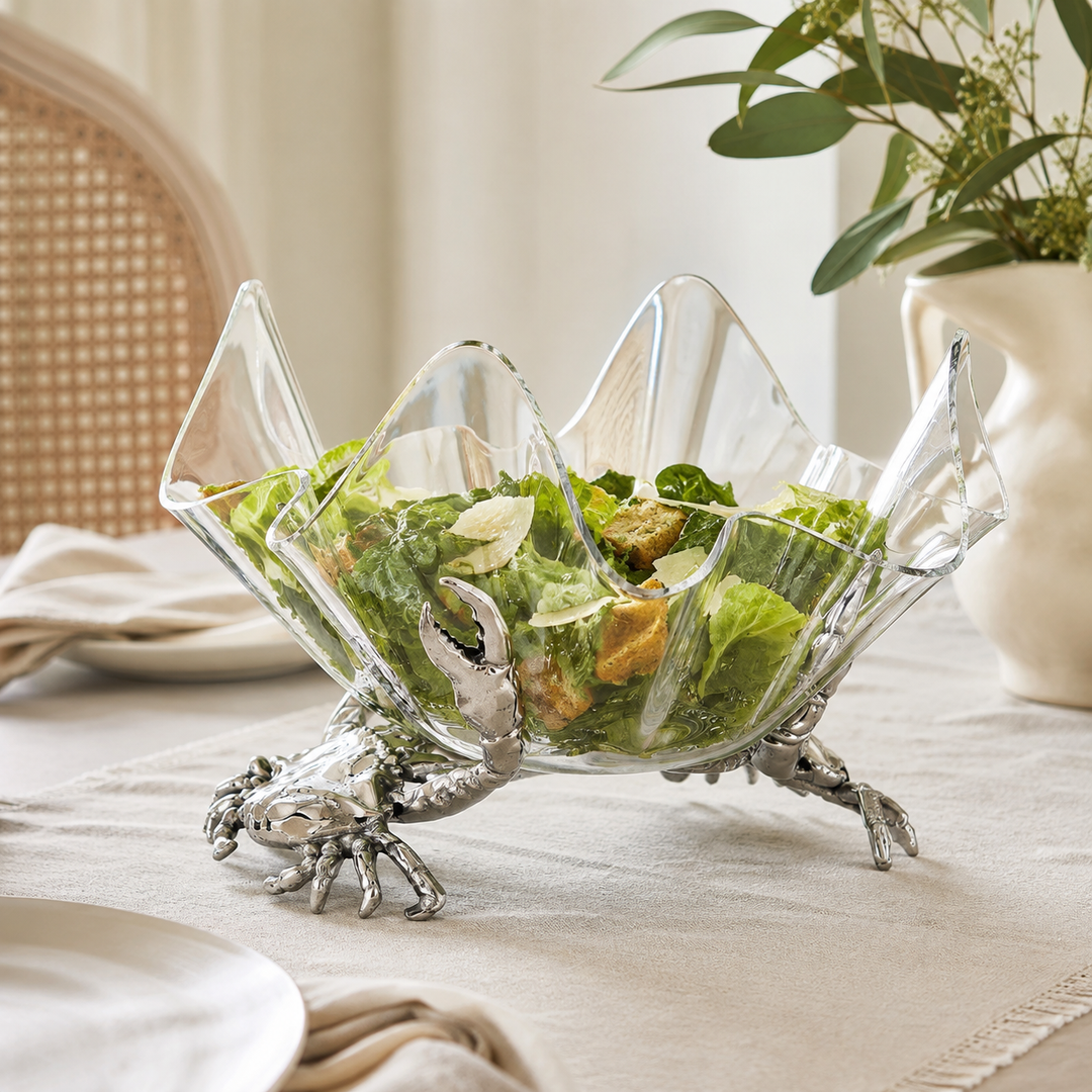 Crab Stand Acrylic Bowl