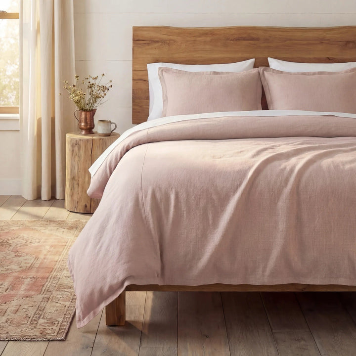 Marella Flange Linen Comforter Set