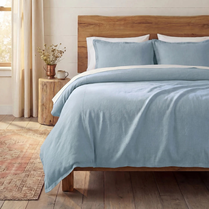 Marella Flange Linen Comforter Set