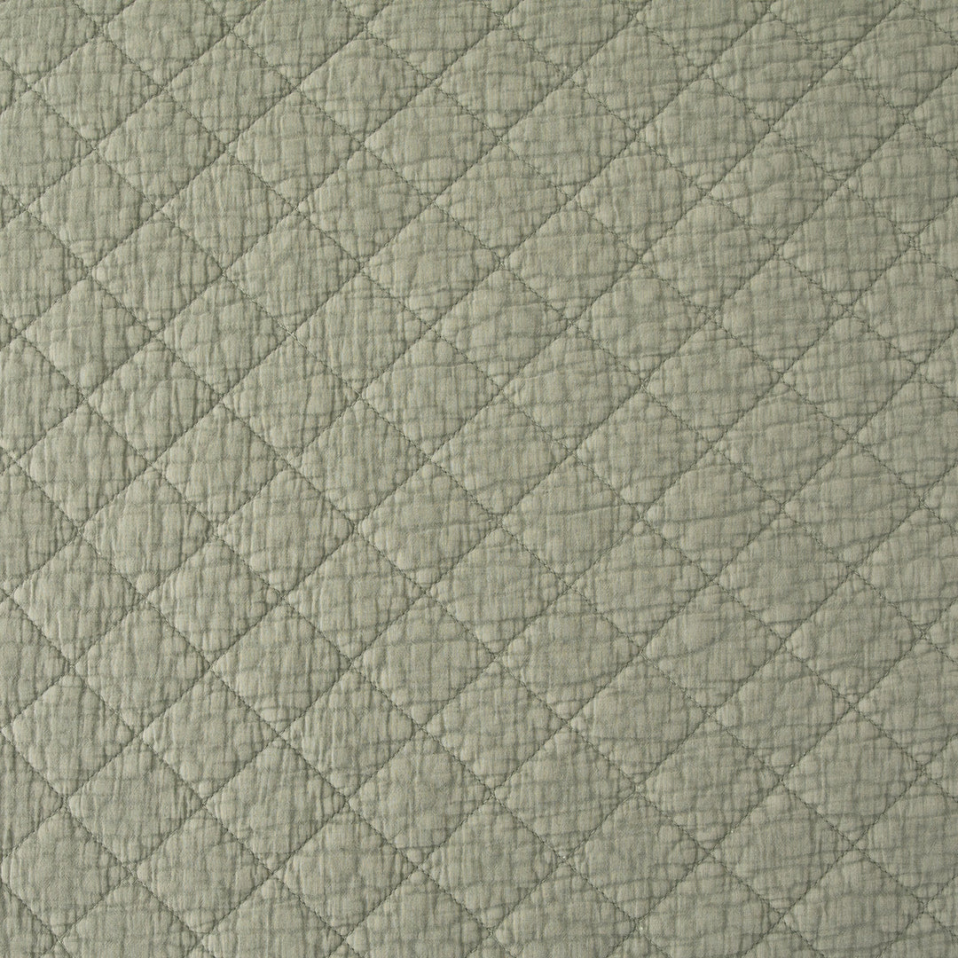 Diamond Stitch Stonewash Quilt Set