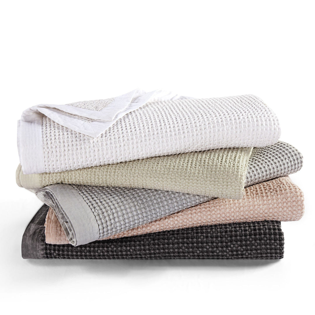 Waffle Weave Cotton Coverlets in different colors from HiEnd Accents