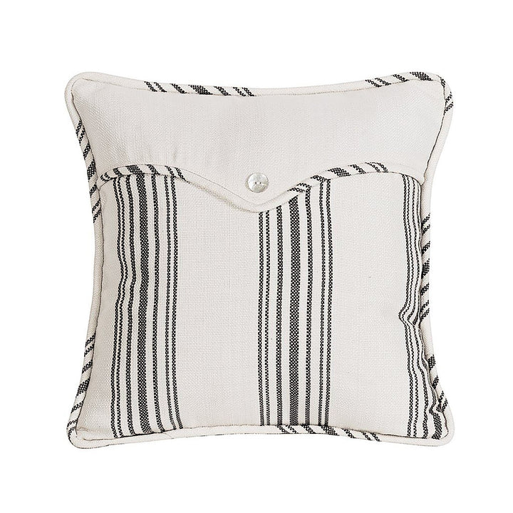 Horizon Stripe Linen Weave Envelope Pillow