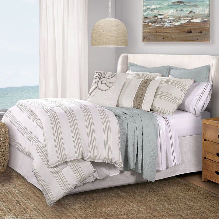 Prescott Bedding Set in Taupe color from HiEnd Accents