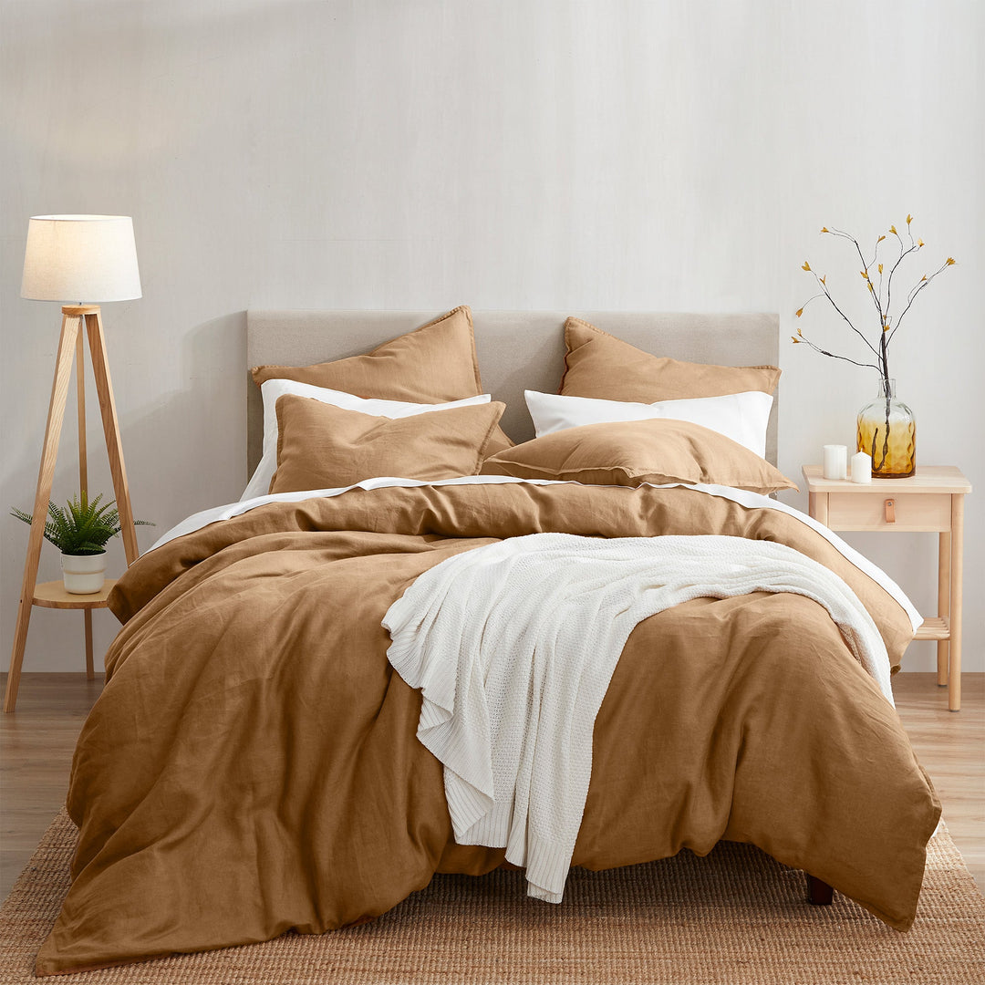 French Flax Linen Duvet Cover Set