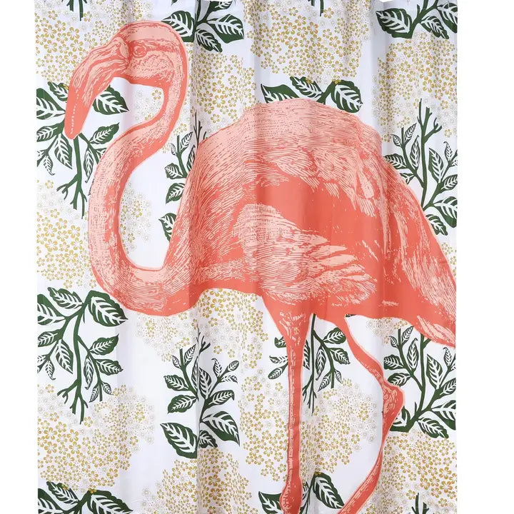 Fancy Flamingo Shower Curtain