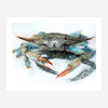 Feeling Blue Framed Canvas Art