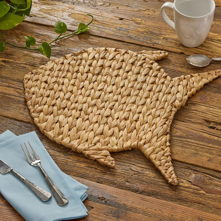 Fish Woven Charger