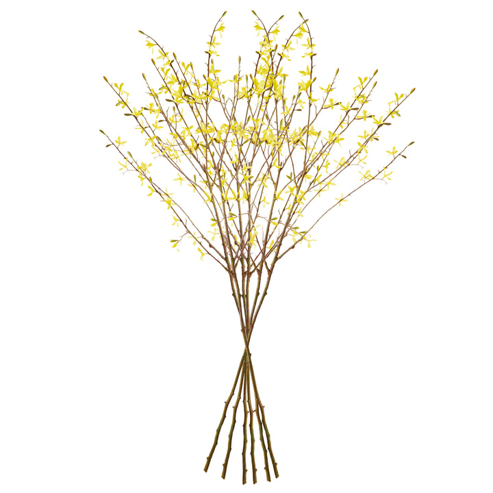 Forsythia Stems Faux Set