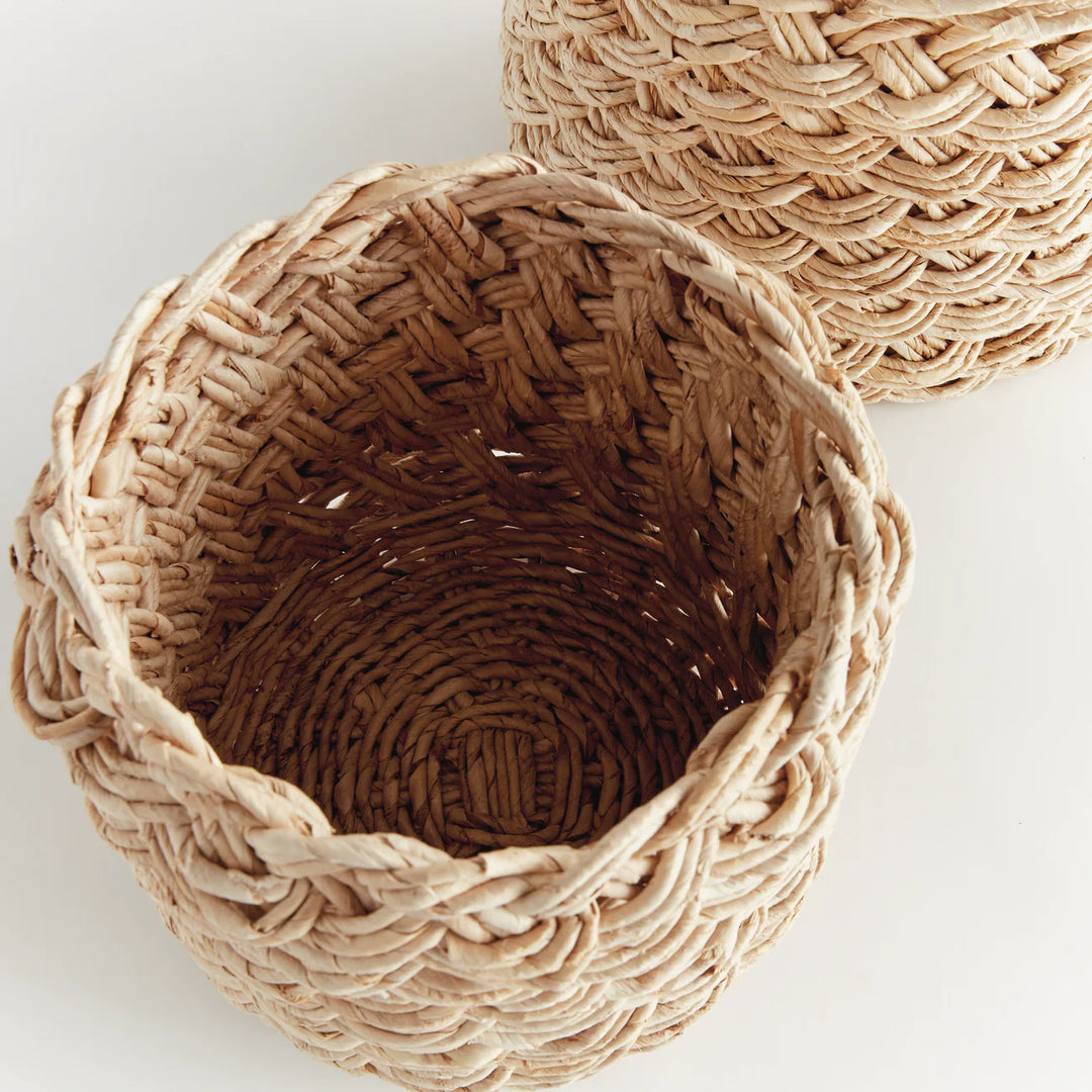 French Braid Storage Basket Set
