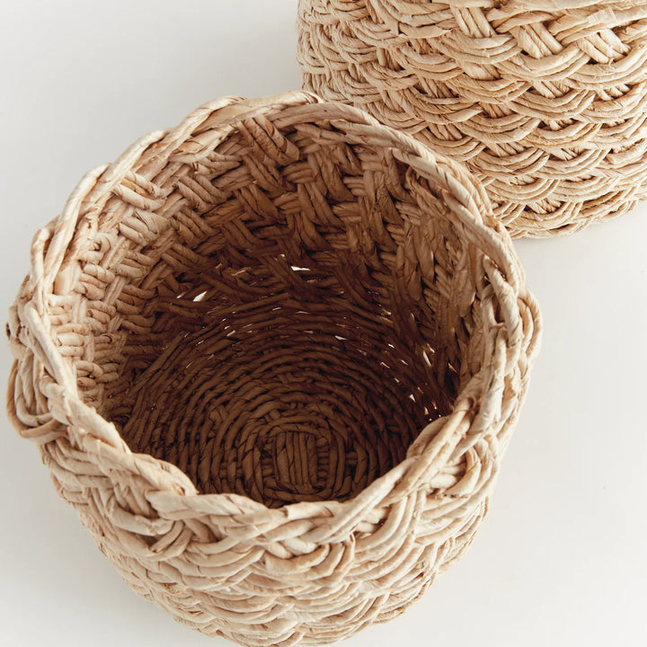 French Braid Storage Basket Set
