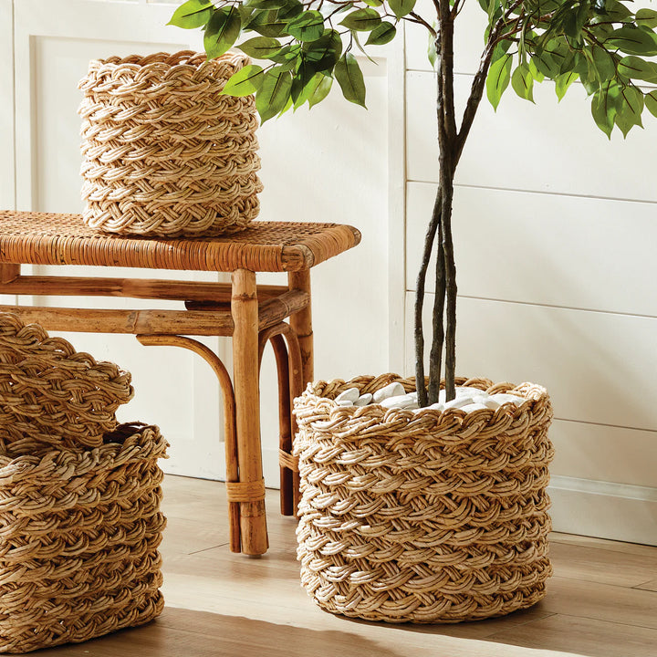 French Braid Storage Basket Set