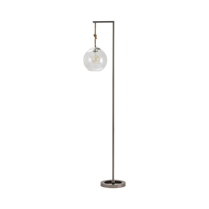 Glass Pendant Floor Lamp