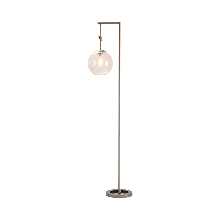 Glass Pendant Floor Lamp