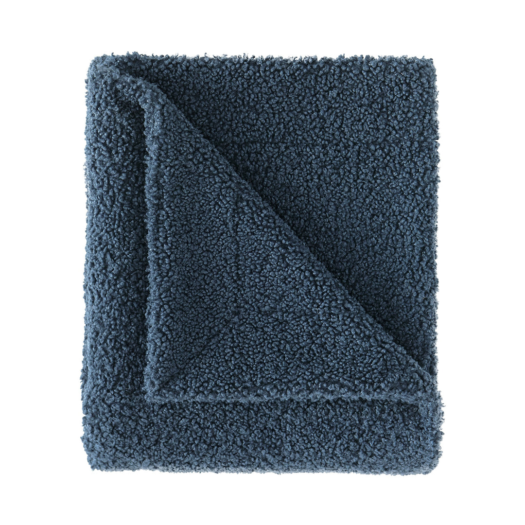 Chambray Teddy Throw Blanket