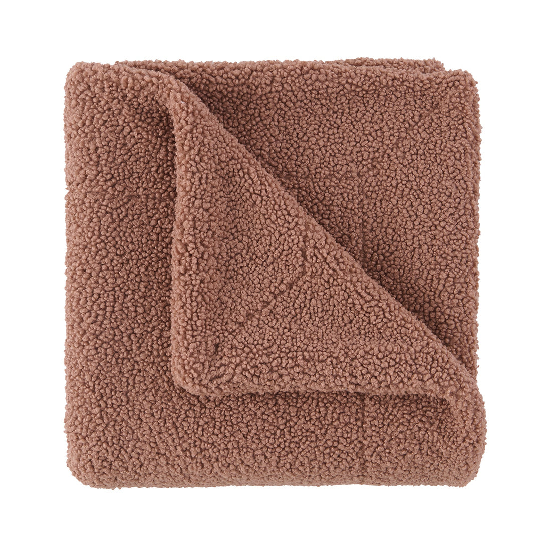 Chambray Teddy Throw Blanket