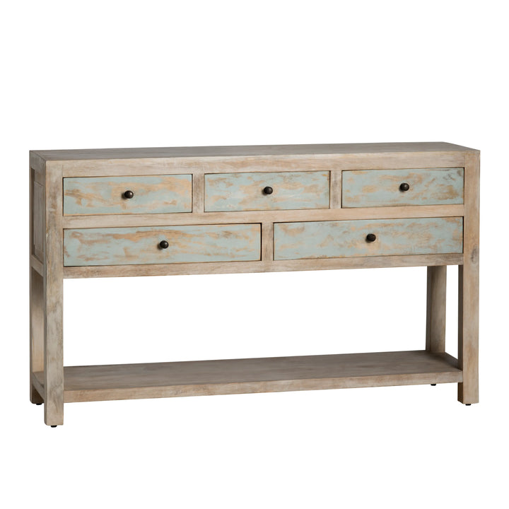 Harbor Blue Console Table