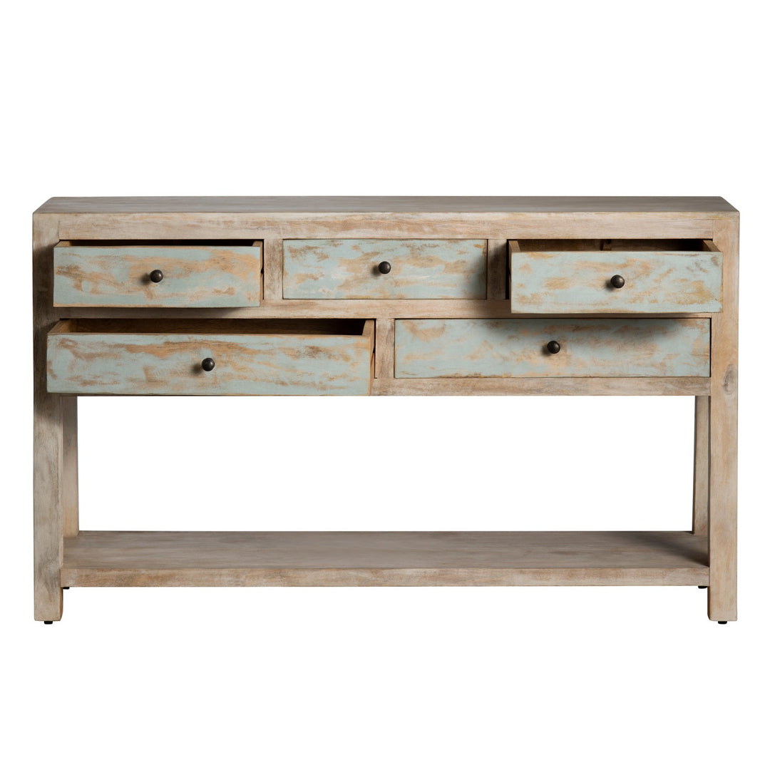 Harbor Blue Console Table